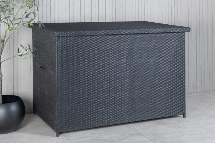 Amazon – Coffre à coussins – Noir – 90 x 100 x 150 cm