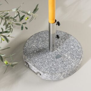 Stathera – Pied de parasol – Gris – ⌀50 cm