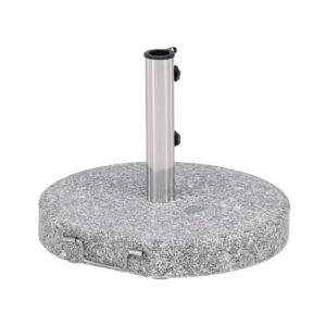 Stathera – Pied de parasol – Gris – ⌀50 cm