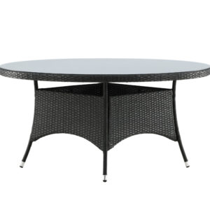 Volta – Table à manger ronde – Noir – ⌀150 cm