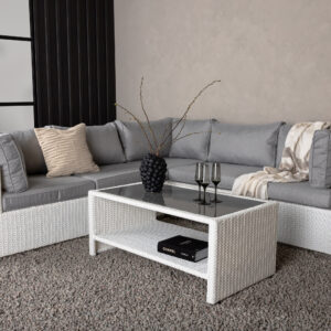 Amazon – Salon d&rsquo;angle – Blanc