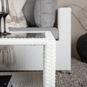 Amazon – Salon d&rsquo;angle – Blanc