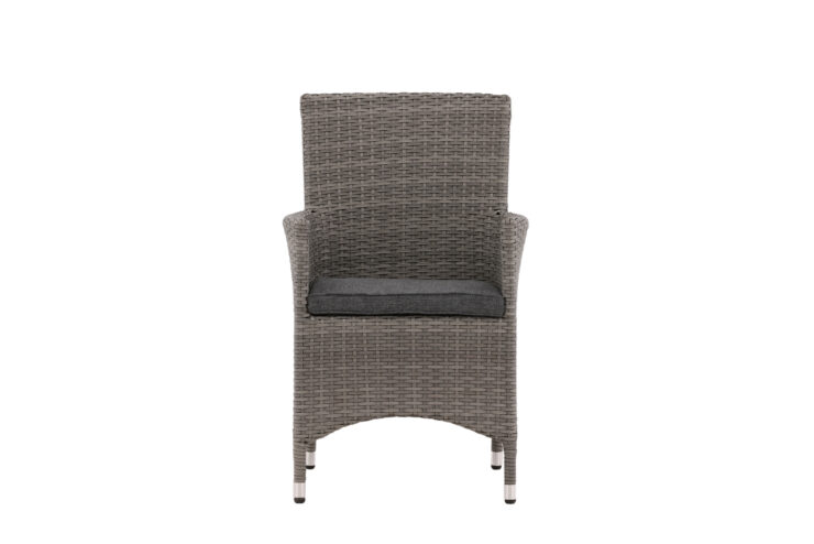 Malin – Chaise de salle à manger – Gris – 65 x 92 x 58 cm