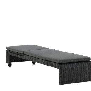 London – Bain de soleil – Noir – 60 x 32 x 196 cm