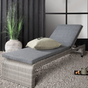 London – Bain de soleil – Gris – 60 x 32 x 196 cm