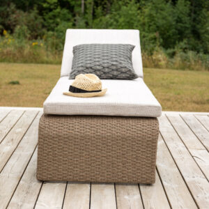 London – Bain de soleil – Naturel, Beige – 60 x 32 x 196 cm