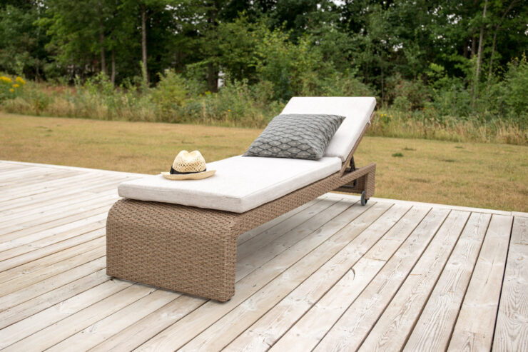 London – Bain de soleil – Naturel, Beige – 60 x 32 x 196 cm