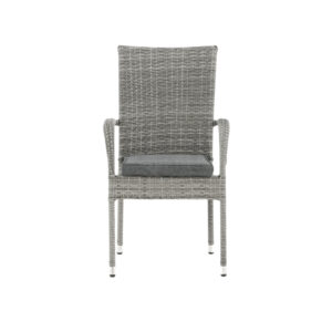 Anna – Chaise de salle à manger – Gris – 64 x 95 x 55 cm