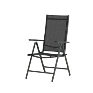Break – Chaise réglable – Noir – 62 x 108 x 55 cm