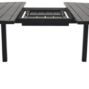 Marbella – Table à manger ronde – Noir – ⌀140 cm