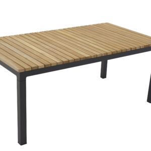 Brasilia – Table basse – Noir, Naturel – 110 x 60 cm