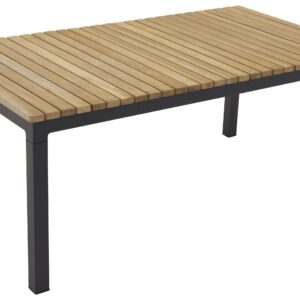 Brasilia – Table basse – Noir, Naturel – 110 x 60 cm