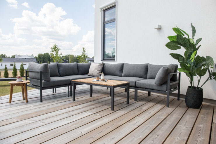 Brasilia – Table basse – Noir, Naturel – 110 x 60 cm