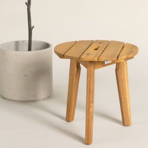 Chania – Table d&rsquo;appoint – Naturel – ⌀40 cm