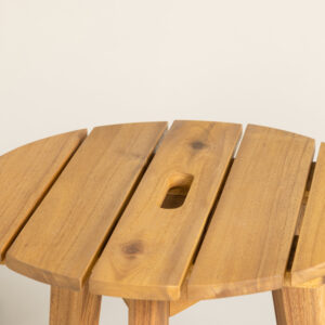 Chania – Table d&rsquo;appoint – Naturel – ⌀40 cm