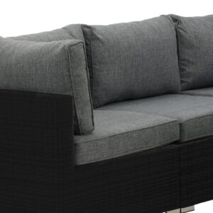 Amazon – Salon d&rsquo;angle – Noir, Gris