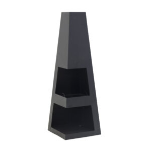 Bastian – Brasero – Noir – 40 x 120 x 40 cm
