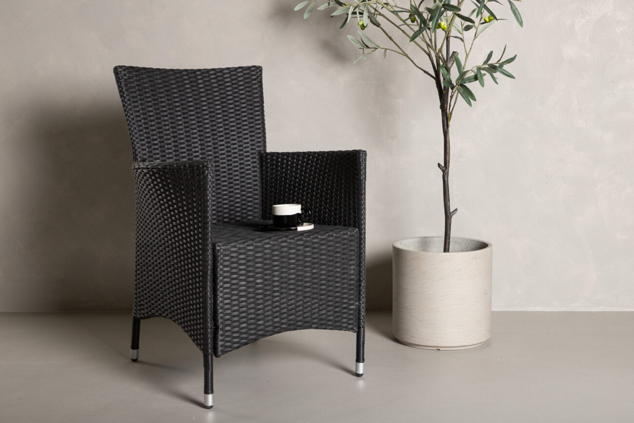 Knick – Chaise de salle à manger – Noir – 60 x 88 x 60 cm