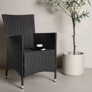 Knick – Chaise de salle à manger – Noir – 60 x 88 x 60 cm