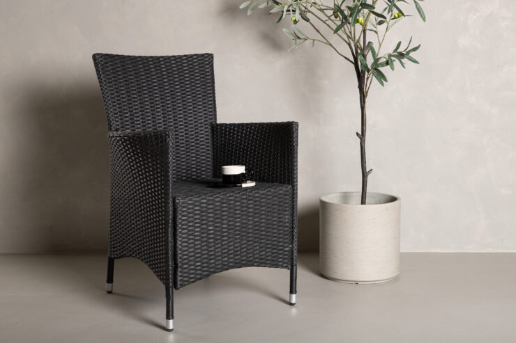 Knick – Chaise de salle à manger – Noir – 60 x 88 x 60 cm