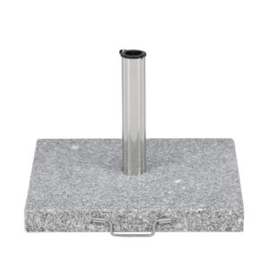 Stathera – Pied de parasol – Gris – 50 x 27 x 50 cm