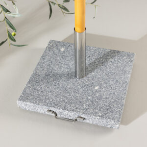 Stathera – Pied de parasol – Gris – 50 x 27 x 50 cm