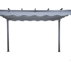 Lazio – Pergola – Noir, Gris – 295 x 245 x 395 cm