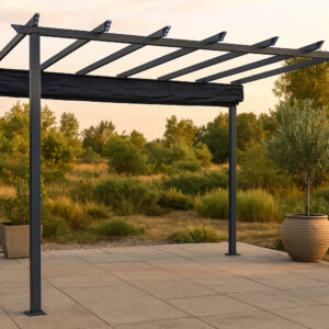 Lazio – Pergola – Noir – 295 x 245 x 395 cm