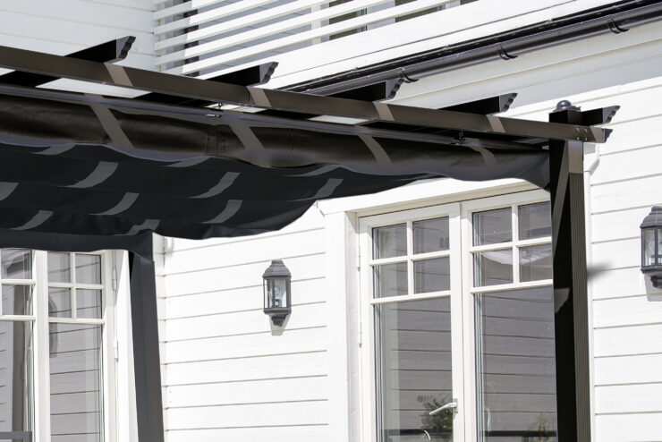 Lazio – Pergola – Noir – 295 x 245 x 395 cm