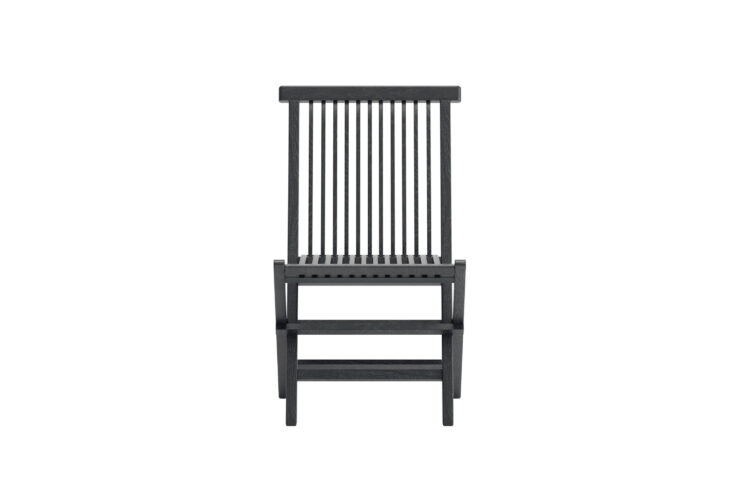 Kenya – Chaise de salle à manger – Noir – 47 x 47 x 89 cm