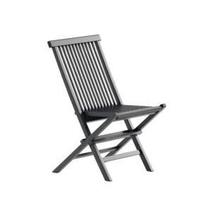 Kenya – Chaise de salle à manger – Noir – 47 x 47 x 89 cm