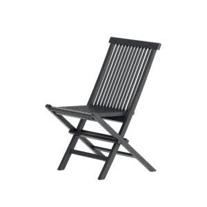 Kenya – Chaise de salle à manger – Noir – 47 x 47 x 89 cm