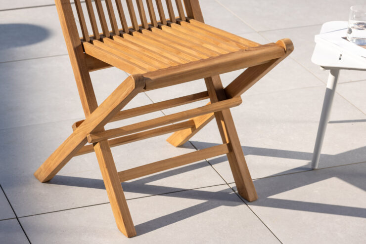 Kenya – Chaise de salle à manger – Naturel – 62 x 89 x 47 cm