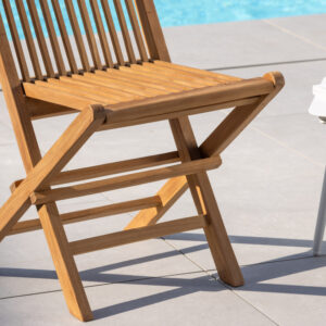 Kenya – Chaise de salle à manger – Naturel – 62 x 89 x 47 cm