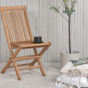 Kenya – Chaise de salle à manger – Naturel – 62 x 89 x 47 cm