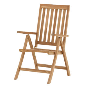 Kenya – Chaise réglable – Naturel – 73 x 105 x 62 cm