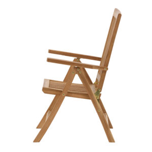 Kenya – Chaise réglable – Naturel – 73 x 105 x 62 cm