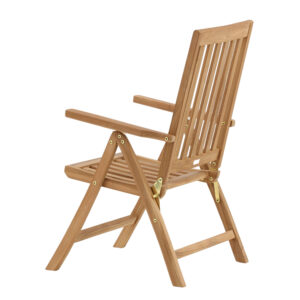 Kenya – Chaise réglable – Naturel – 73 x 105 x 62 cm