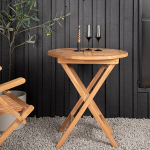 Kenya – Table de café – Naturel – ⌀70 cm