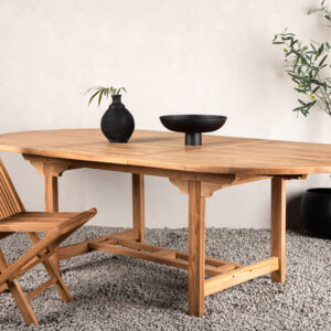 Kenya – Table à manger ovale – Naturel – 180 x 120 cm