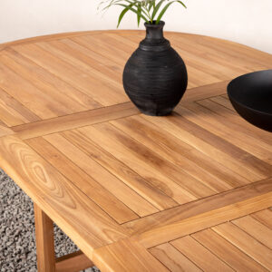 Kenya – Table à manger ovale – Naturel – 180 x 120 cm