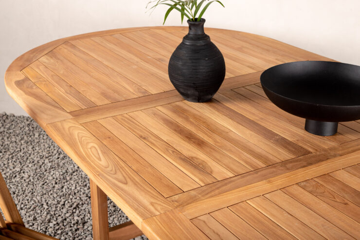 Kenya – Table à manger ovale – Naturel – 180 x 120 cm