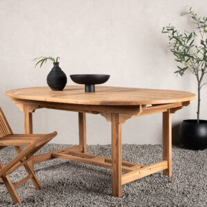 Kenya – Table à manger ovale – Naturel – 180 x 120 cm