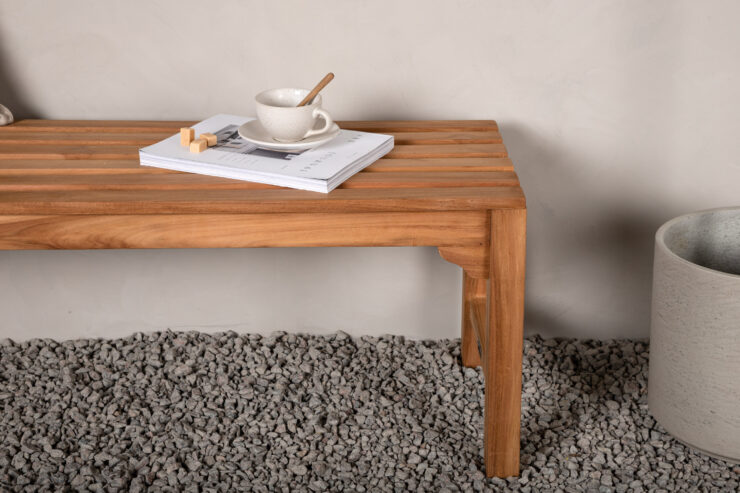 Kenya – Banc – Naturel – 40 x 45 x 150 cm