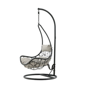 Vide – Fauteuil suspendu – Noir, Gris – 95 x 196 x 95 cm