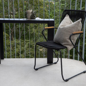 Bois – Chaise de salle à manger – Noir – 63 x 93 x 60 cm