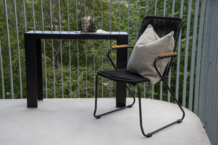 Bois – Chaise de salle à manger – Noir – 63 x 93 x 60 cm