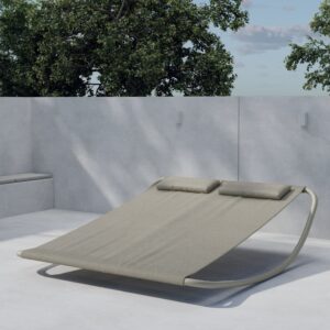 Gordo – Bain de soleil – Beige – 200 x 180 x 48 cm