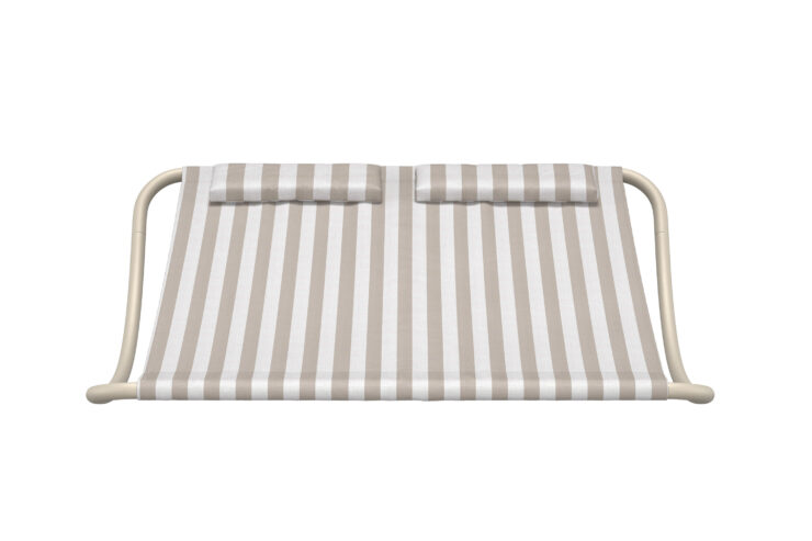 Gordo – Bain de soleil – Beige, Blanc – 200 x 180 x 48 cm