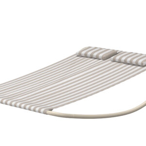 Gordo – Bain de soleil – Beige, Blanc – 200 x 180 x 48 cm